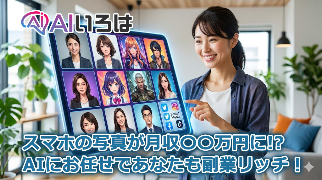 【衝撃】スマホの写真が月収〇〇万円に!? AIにお任せであなたも副業リッチ！