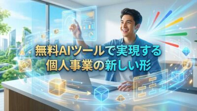 無料AIツールで実現する個人事業の新しい形