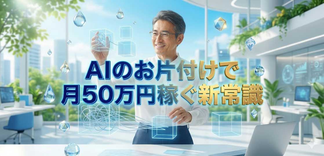 AIのお片付けで月50万円稼ぐ新常識