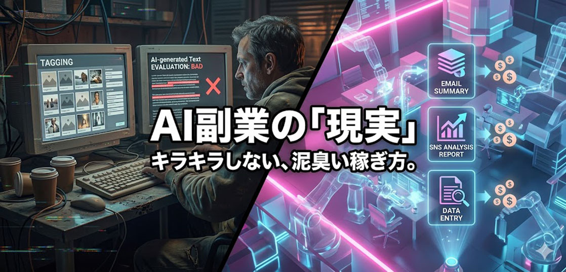 AI副業 新時代の「泥臭い」稼ぎ方