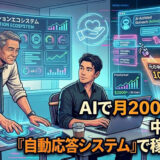 AIで月2000ドル超え！中小企業向け「自動応答システム」で稼ぐ個人事例