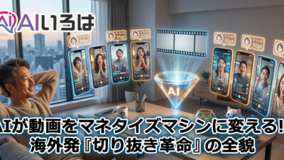 AIが動画をマネタイズマシンに変える？！海外発『切り抜き革命』の全貌