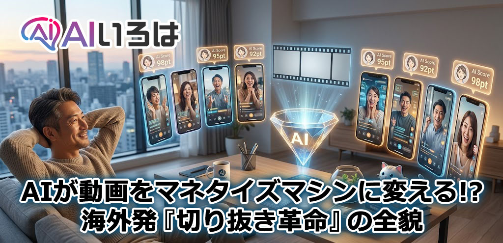 AIが動画をマネタイズマシンに変える？！海外発『切り抜き革命』の全貌