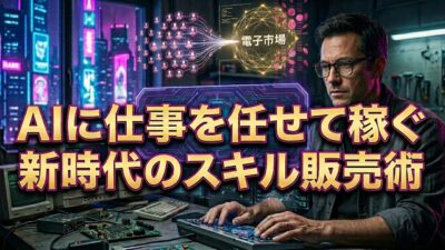 AIに仕事を任せて稼ぐ新時代のスキル販売術
