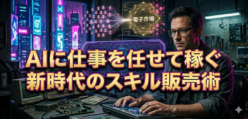 AIに仕事を任せて稼ぐ新時代のスキル販売術