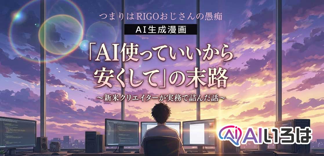 【AIデザイン・動画制作の現実】AIならすぐできるという誤解が業界を崩壊させる理由