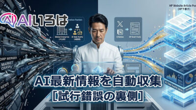 AI最新情報を自動収集（試行錯誤の裏側）
