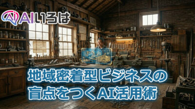 地域密着型ビジネスの盲点をつくAI活用術