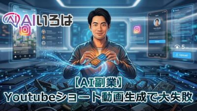 【AI副業】Youtubeショート動画生成で大失敗