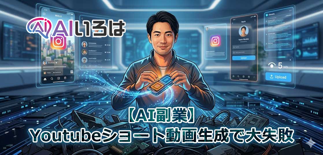 【AI副業】Youtubeショート動画生成で大失敗