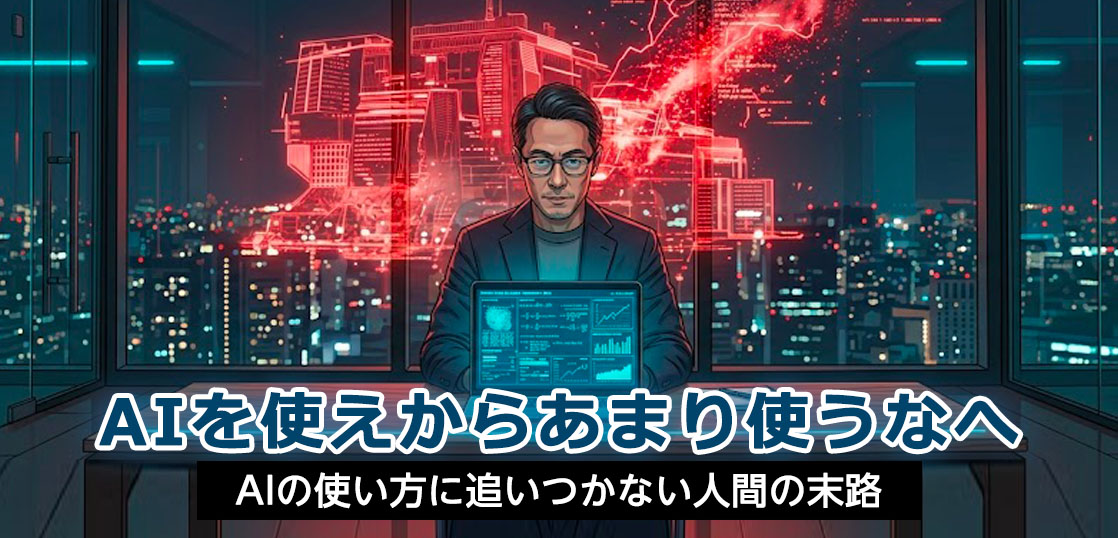 AIを使えからあまり使うなへ