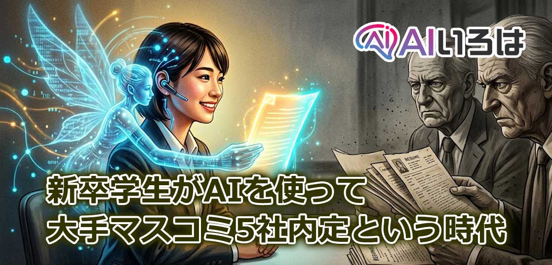 「就活なんてチョロい」新卒学生がAIを使って大手マスコミ5社内定という時代