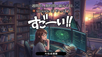 【Claude Code】一週間が数時間に縮んた日