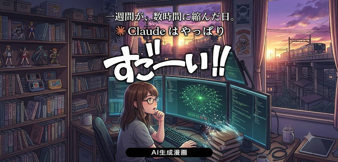 【Claude Code】一週間が数時間に縮んた日