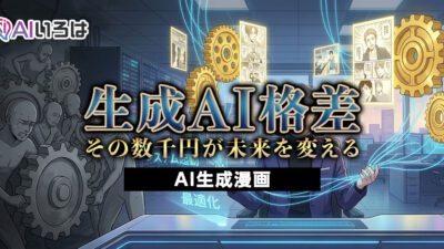 AI格差 —その数千円が未来を変える—