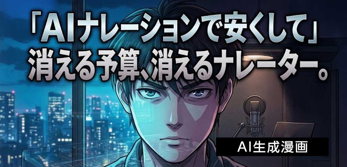 【声優・ナレーターの危機】映像制作の現場で起きている事実