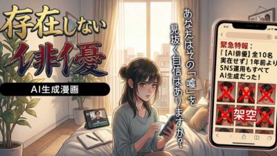 【AI映画の未来予測】実在しない俳優が画面を埋め尽くす日